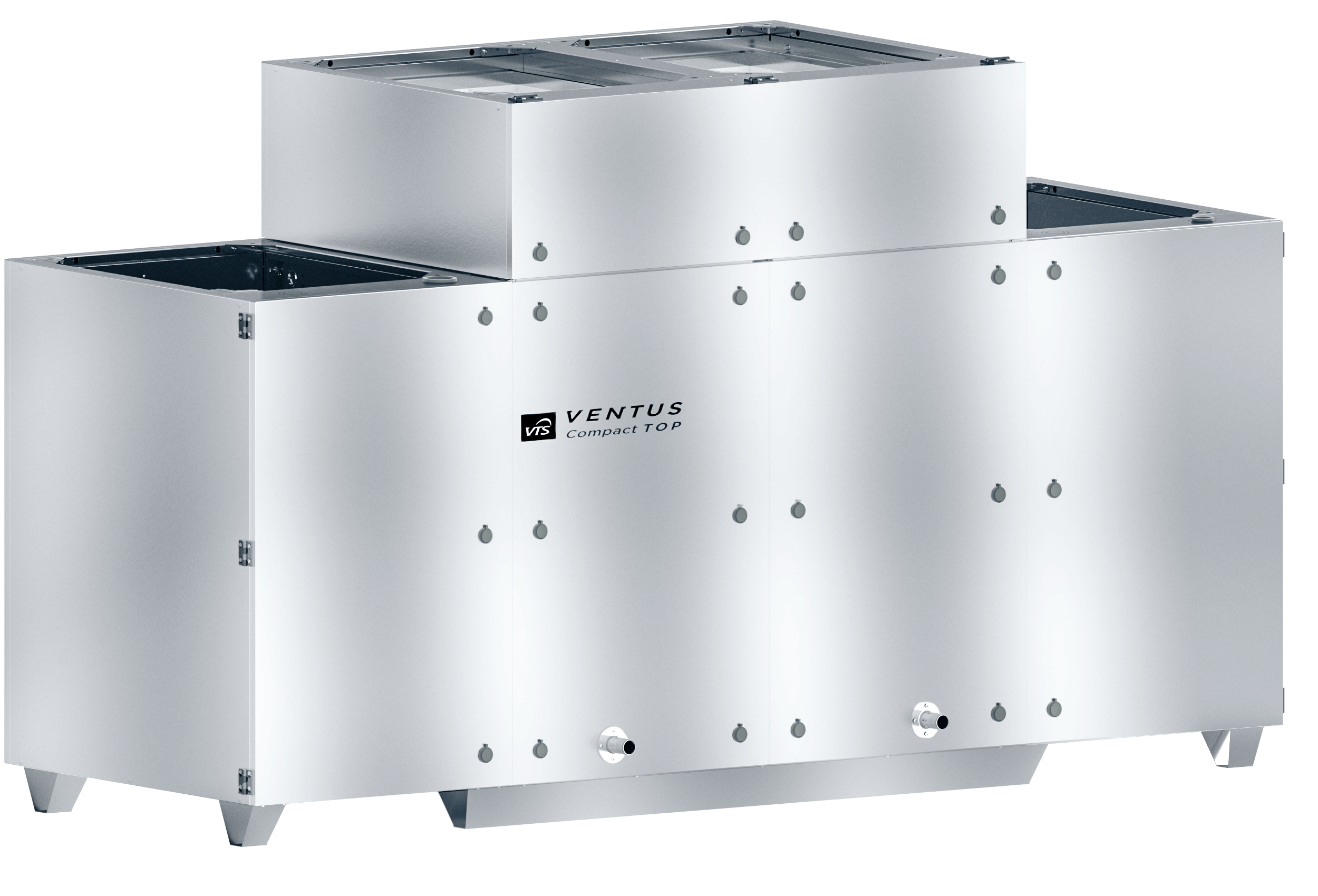 VENTUS Compact TOP - Compact air handling units with vertical duct connection.