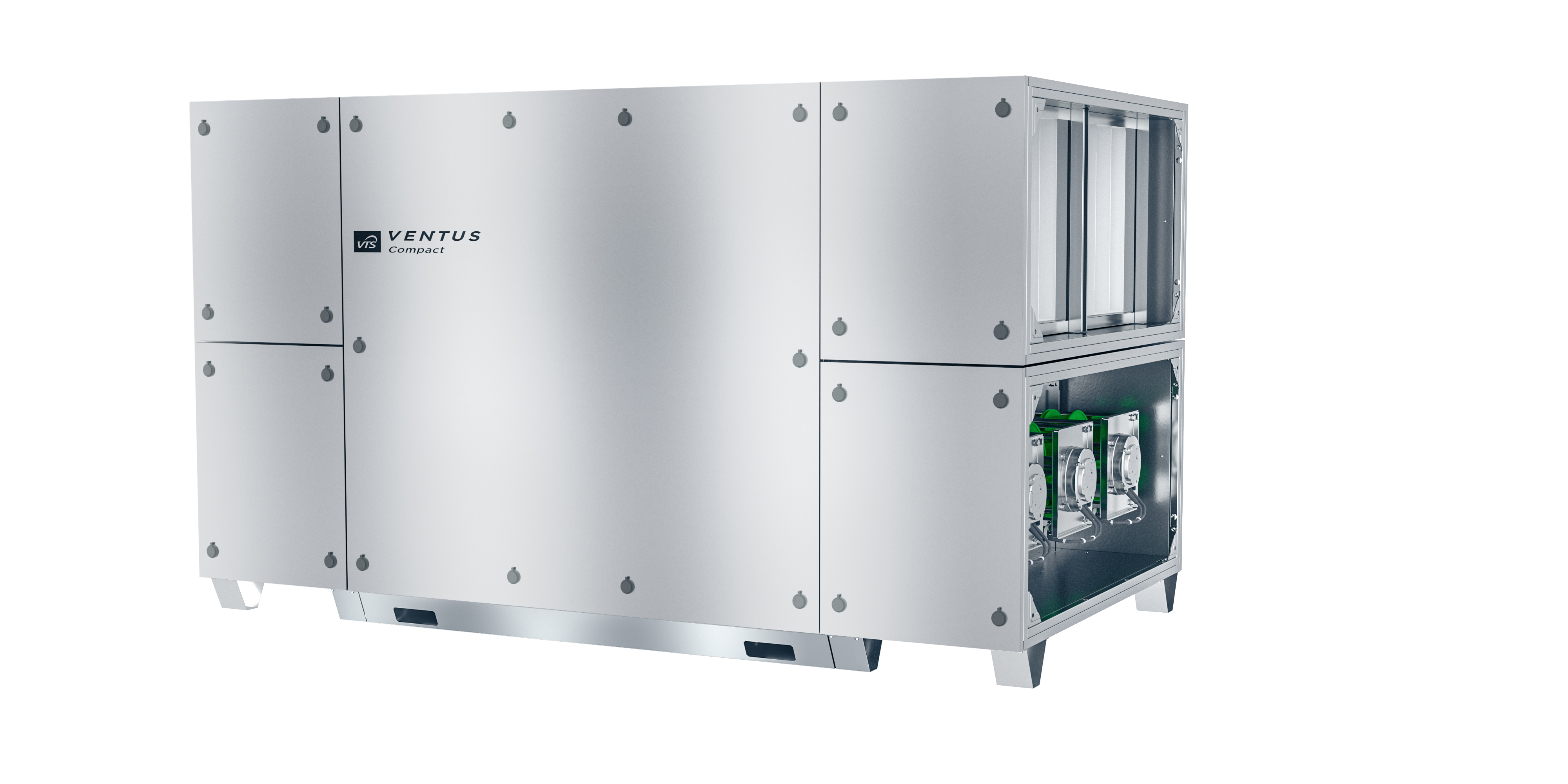 VENTUS Compact with heat pump - Compact air handling units with an integrated heat pump.