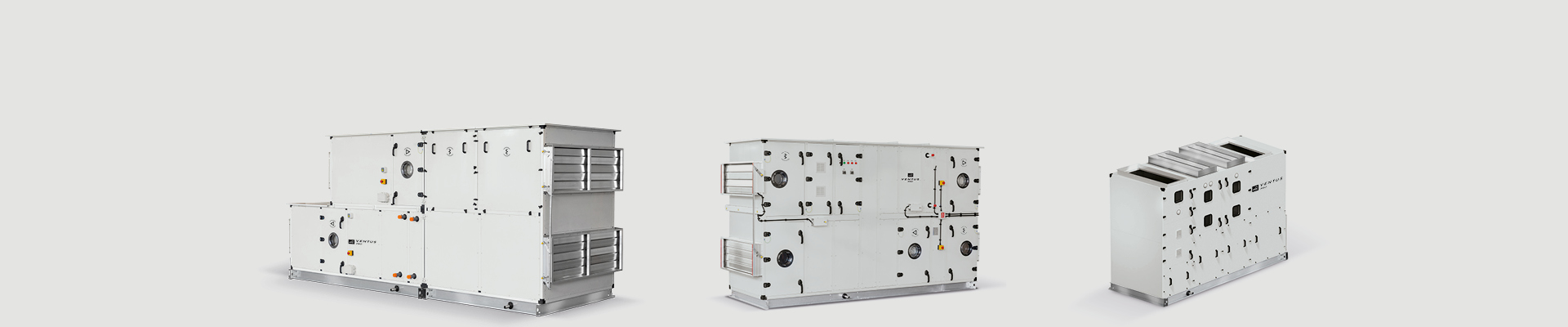Агрегаты предназначены для вентиляции и кондиционирования воздуха технологических процессов, а также для вентиляции бассейнов. - slider