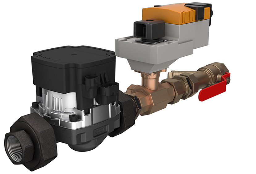 Pumpzentralen - Pumpstationen - das sind anschlussfertige hydraulische Steuersysteme zur Regelung der Leistung von wassergeführten Lufterhitzern.