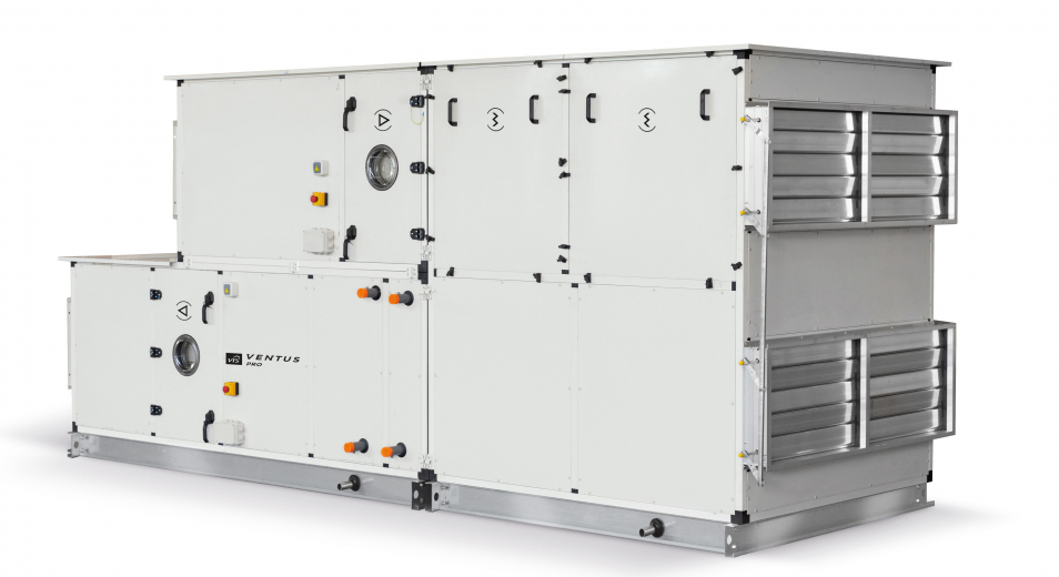 VENTUS PRO, Агрегаты предназначены для вентиляции и кондиционирования воздуха технологических процессов, а также для вентиляции бассейнов.